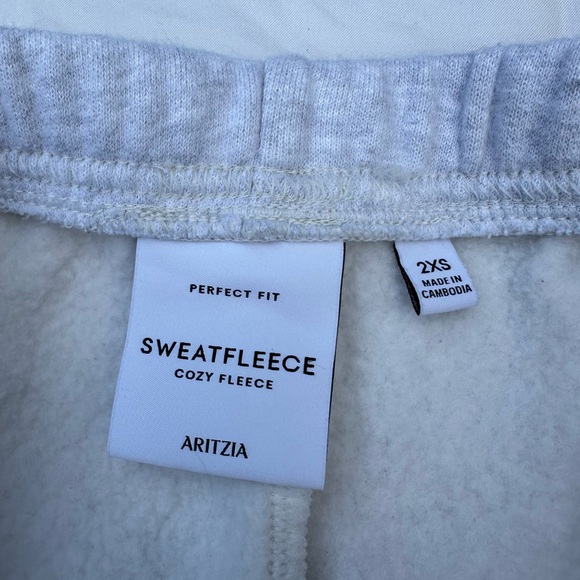 Aritzia sweat fleece perfect fit shorts - Picture 3 of 4